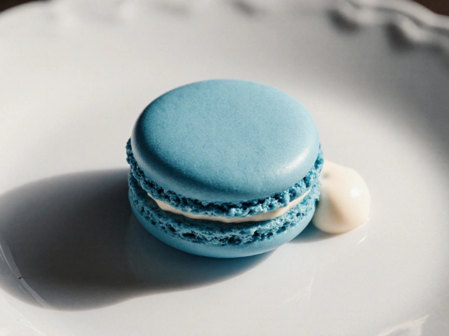 What Does a Blue Macaron Taste Like?