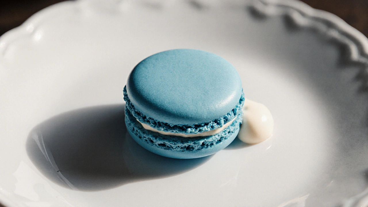 What Does a Blue Macaron Taste Like?