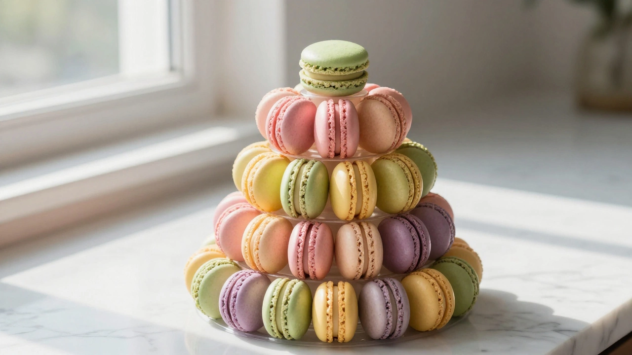 How Many Macarons Fit in a 4-Tier Tower?