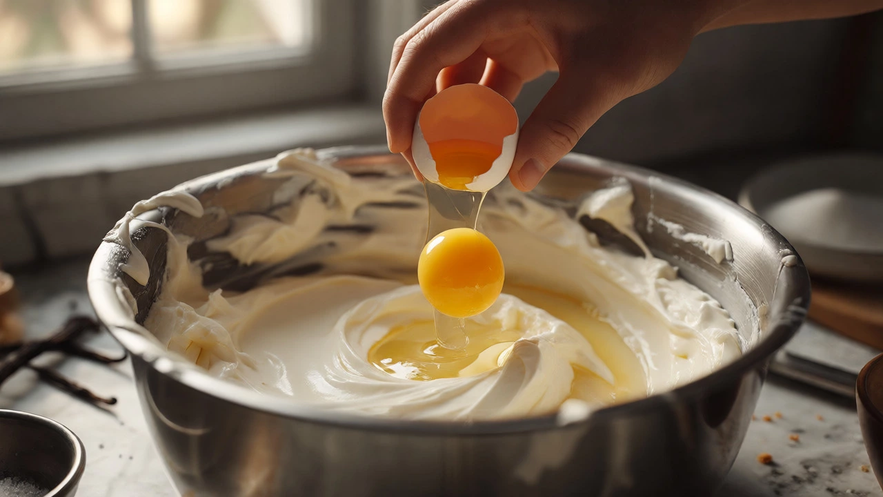 What Does Adding an Extra Egg to Cheesecake Do?