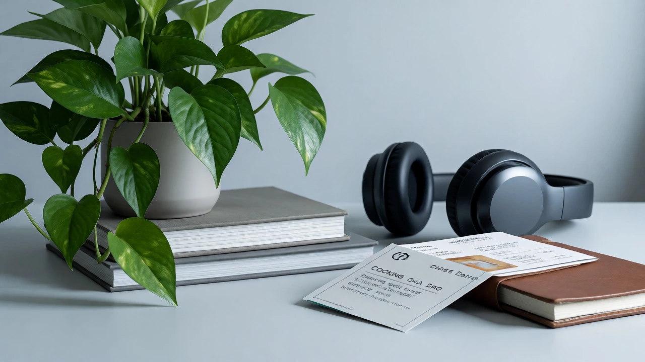 Thoughtful non-food gifts including plants, books, and tech accessories